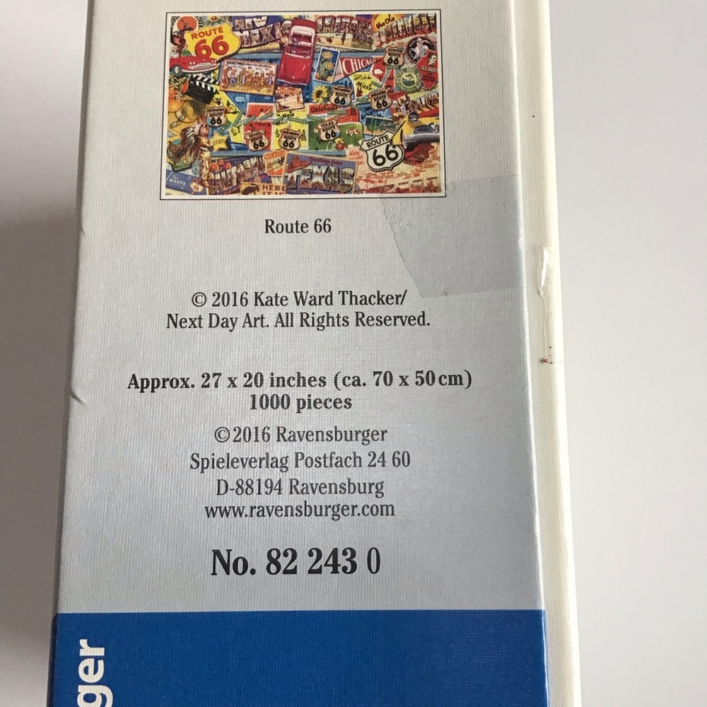 Ravensburger Jigsaw Puzzle 1000 Pieces Route 66 USA 27"x 20" 822430 Next Day Art - Picture 4 of 9
